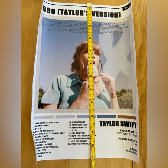 Taylor Swift 8 Canvas 8”x12” Posters NWT - Picture 3 of 5